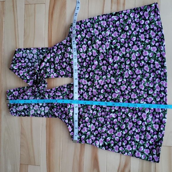 ZARA Floral print halter top - Picture 7 of 10